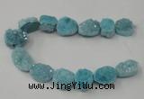 CNG1520 8 inches 12*16mm - 15*22mm freeform agate beads