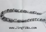 CNG1590 15.5 inches 8*12mm - 12*20mm nuggets plated quartz beads