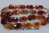 CNG1634 15.5 inches 25*35mm - 25*40mm faceted freeform agate beads