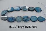 CNG1657 15.5 inches 25*30mm - 30*35mm freeform druzy agate beads