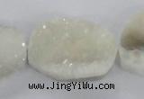 CNG2166 15.5 inches 25*30mm - 25*35mm freeform agate beads