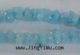 CNG2204 15.5 inches 8*10mm - 10*12mm nuggets plated druzy quartz beads