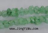 CNG2205 15.5 inches 8*10mm - 10*12mm nuggets plated druzy quartz beads