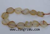 CNG2529 15.5 inches 20*25mm - 25*35mm freeform agate beads