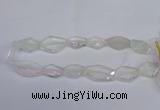 CNG2710 15.5 inches 18*25mm - 25*35mm freeform white crystal beads