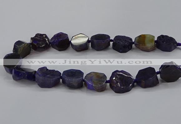 CNG2769 15.5 inches 20*22mm - 22*26mm freeform agate beads