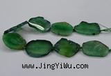 CNG2788 15.5 inches 35*40mm - 45*50mm freeform agate beads