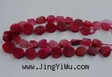 CNG2909 15.5 inches 12*16mm - 15*25mm freeform agate beads