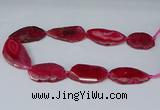 CNG2952 15.5 inches 25*35mm - 30*50mm freeform agate beads