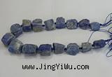 CNG3009 15.5 inches 15*20mm - 22*30mm nuggets lapis lazuli beads
