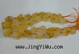 CNG3017 15.5 inches 15*20mm - 22*30mm nuggets citrine beads