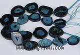 CNG3134 15.5 inches 30*35mm - 35*45mm freeform druzy agate beads