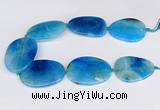 CNG3352 15.5 inches 40*50mm - 45*60mm freeform agate beads