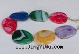 CNG3355 15.5 inches 40*50mm - 45*60mm freeform agate beads