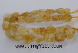 CNG3424 15.5 inches 15*20mm - 20*30mm nuggets citrine beads