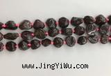 CNG3579 15.5 inches 10*14mm - 12*16mm nuggets garnet gemstone beads
