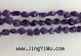 CNG3581 15.5 inches 8*10mm - 10*12mm nuggets amethyst beads