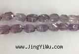 CNG3583 13*18mm - 15*20mm faceted nuggets light amethyst beads