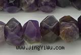 CNG5052 13*18mm - 15*20mm faceted nuggets dogtooth amethyst beads