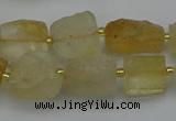 CNG5073 15.5 inches 8*10mm - 15*20mm nuggets citrine beads