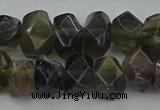 CNG5097 15.5 inches 10*14mm - 12*16mm faceted nuggets fluorite beads