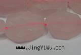 CNG5114 15.5 inches 14*20mm - 18*25mm freeform matte rose quartz beads