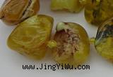 CNG5429 8*12mm - 16*20mm nuggets yellow opal beads wholesale