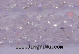 CNG5471 15.5 inches 6mm faceted nuggets white crystal beads