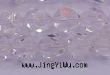 CNG5472 15.5 inches 8mm faceted nuggets white crystal beads