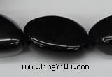 CNG55 15.5 inches 10*12mm - 20*35mm nuggets black agate beads