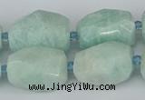 CNG5693 15.5 inches 12*16mm - 15*25mm faceted nuggets amazonite beads
