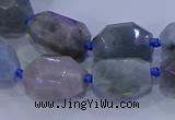 CNG5717 15.5 inches 12*16mm - 13*18mm faceted nuggets aquamarine beads