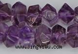 CNG5780 10*14mm - 12*16mm faceted nuggets amethyst beads
