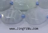 CNG5809 15.5 inches 10*14mm - 12*16mm faceted freeform aquamarine beads