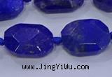 CNG5817 15.5 inches 10*14mm - 12*16mm faceted freeform lapis lazuli beads