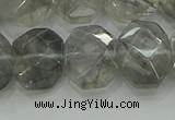 CNG5870 15.5 inches 8*12mm - 12*16mm faceted freeform cloudy quartz beads