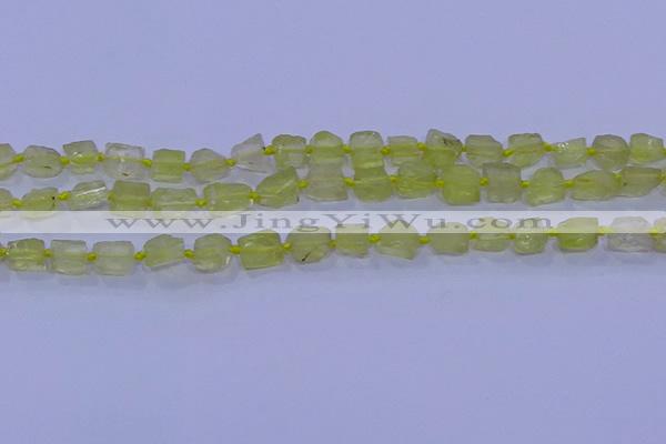CNG5903 15.5 inches 4*6mm - 6*10mm nuggets rough lemon quartz beads