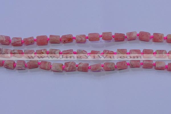CNG5914 15.5 inches 4*6mm - 6*10mm nuggets rough rhodochrosite beads