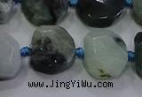 CNG5936 10*12mm - 10*14mm faceted freeform jade beads