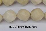 CNG6196 15.5 inches 10mm faceted nuggets jasper beads
