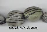 CNG62 15.5 inches 12*18mm - 20*30mm nuggets black water jasper beads