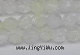 CNG6258 15.5 inches 6mm faceted nuggets green cherry quartz beads