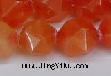CNG6291 15.5 inches 14mm faceted nuggets candy jade beads
