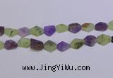 CNG6365 15.5 inches 14*18mm - 16*22mm freeform matte mixed quartz beads