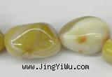 CNG65 15.5 inches 10*15mm - 20*30mm nuggets agate gemstone beads
