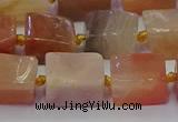 CNG6825 15.5 inches 8*12mm - 10*16mm nuggets sunstone beads
