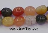 CNG6888 8*12mm - 10*14mm nuggets mixed rutilated quartz beads