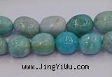 CNG6908 15.5 inches 8*12mm - 10*14mm nuggets amazonite beads