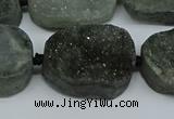 CNG7028 15.5 inches 20*28mm - 25*35mm freeform druzy agate beads