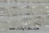 CNG705 15.5 inches 10*14mm nuggets white crystal beads wholesale